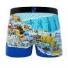 Boxershorts für Männer aus recycelter Mikrofaser "Paysage du Monde" (Landschaft der Welt) (Boxershorts) Freegun auf FrenchMarket