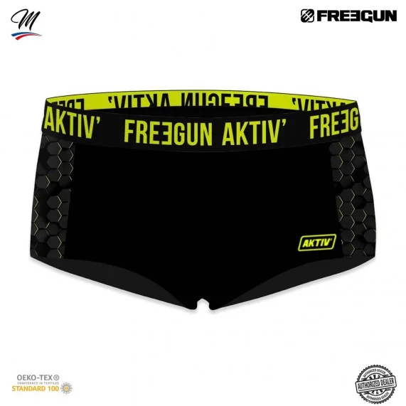 Set de 3 boxers AKTIV Sport Fluo para mujer (Boxers) Freegun chez FrenchMarket