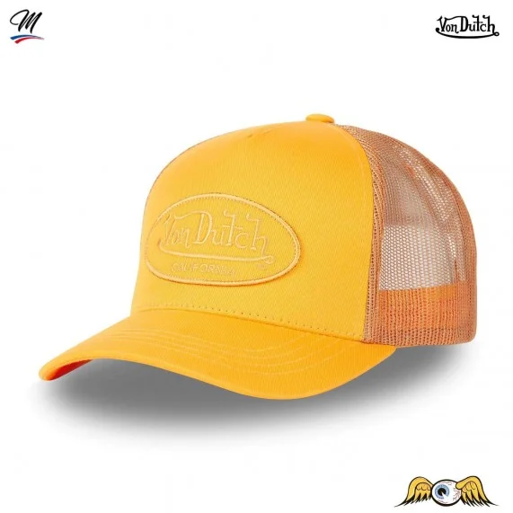 Cappello snapback trucker California Classic a tinta unita (Cappellino) Von Dutch chez FrenchMarket