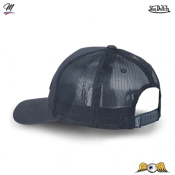 Cappello snapback trucker California Classic a tinta unita (Cappellino) Von Dutch chez FrenchMarket