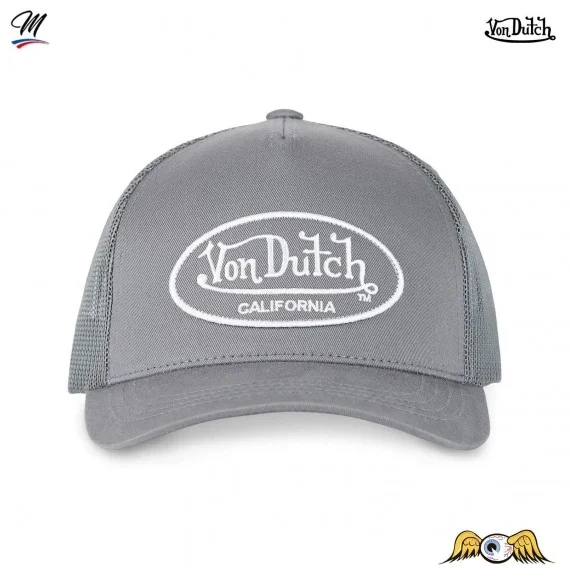 Cappello trucker California Classic, tinta unita (Cappellino) Von Dutch chez FrenchMarket