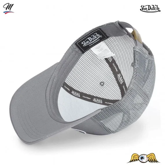 Cappello trucker California Classic, tinta unita (Cappellino) Von Dutch chez FrenchMarket