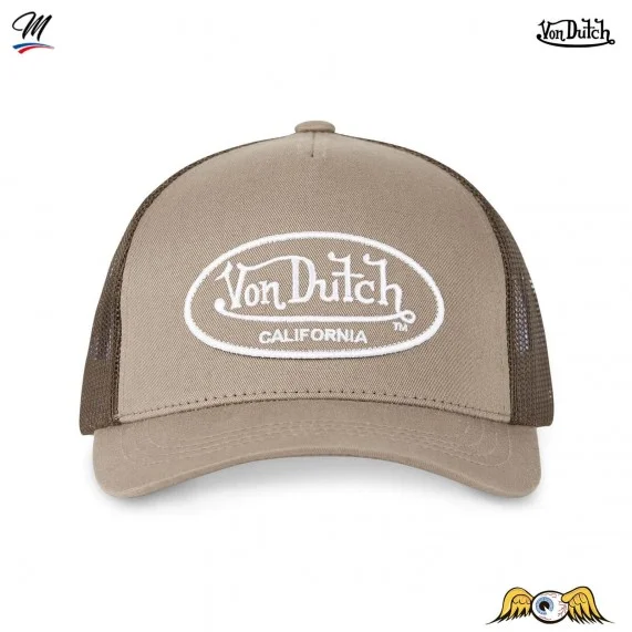 Cappello trucker California Classic, tinta unita (Cappellino) Von Dutch chez FrenchMarket