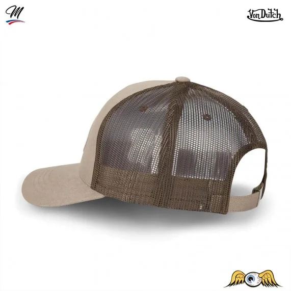 Cappello trucker California Classic, tinta unita (Cappellino) Von Dutch chez FrenchMarket