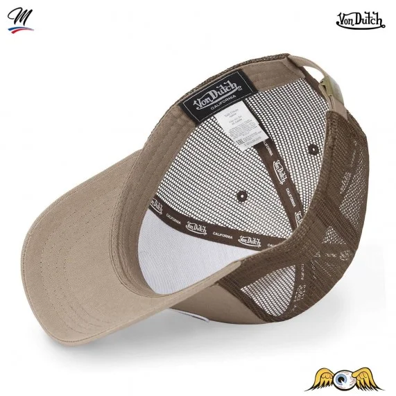 Casquette Trucker California Classique Unie (Casquettes) Von Dutch chez FrenchMarket