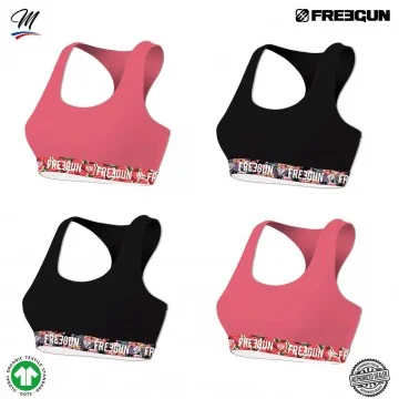 Set di 4 reggiseni da bambina in cotone biologico (Reggiseni) Freegun chez FrenchMarket