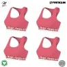 Set di 4 reggiseni da bambina in cotone biologico (Reggiseni) Freegun chez FrenchMarket