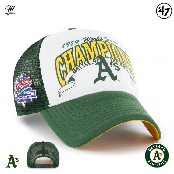 MLB Oakland Athletics Foam Cap "Foam '47 Offside DT" (Caps) '47 Brand on FrenchMarket