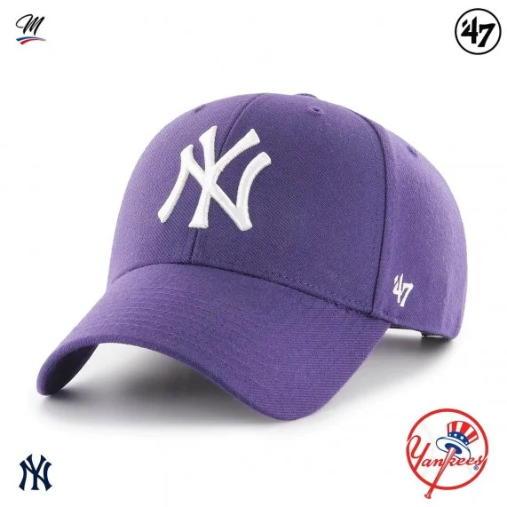 MLB New York Yankees MVP Snapback Cap Paars (Caps) '47 Brand chez FrenchMarket