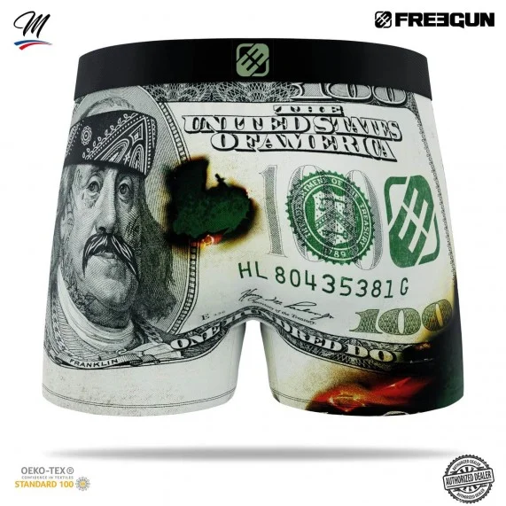 Boxer Homme Dollars (Boxers Homme) Freegun chez FrenchMarket