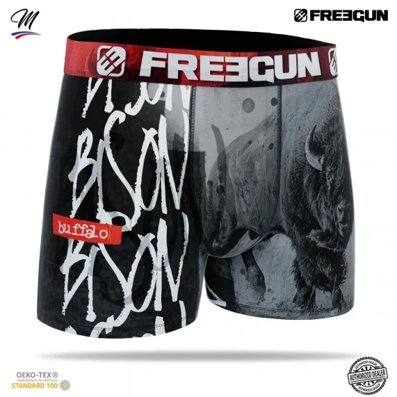 Animal" Microvezel Boxer voor mannen (Boksers) Freegun chez FrenchMarket