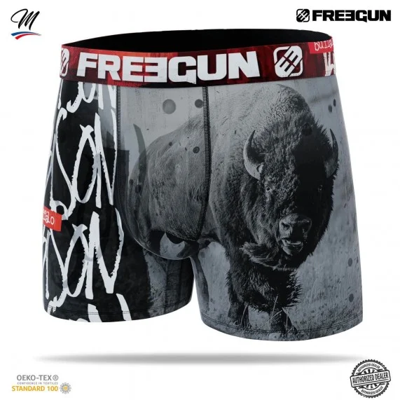 Animal" Microvezel Boxer voor mannen (Boksers) Freegun chez FrenchMarket