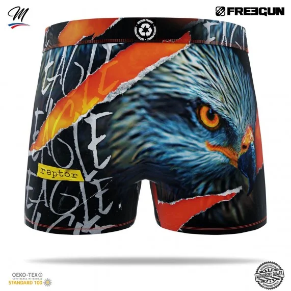 Calzoncillos bóxer de microfibra "Animal" para hombre (Boxers) Freegun chez FrenchMarket