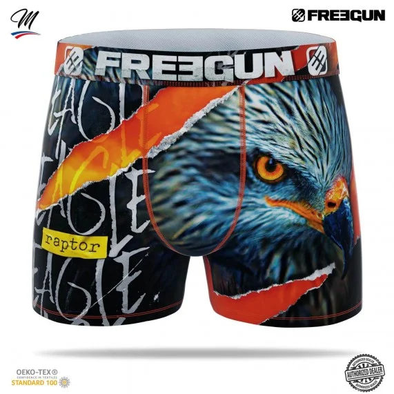 Boxer Animal in microfibra da uomo (Boxer) Freegun chez FrenchMarket