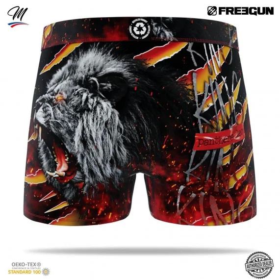 Boxer Mann Mikrofaser "Tiere" (Boxershorts) Freegun auf FrenchMarket