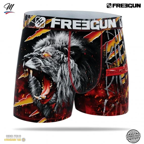 Boxer Animal in microfibra da uomo (Boxer) Freegun chez FrenchMarket