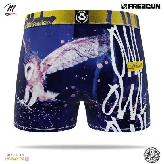 Boxer Mann Mikrofaser "Tiere" (Boxershorts) Freegun auf FrenchMarket