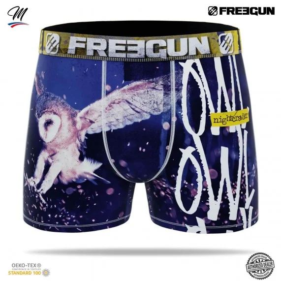 Calzoncillos bóxer de microfibra "Animal" para hombre (Boxers) Freegun chez FrenchMarket