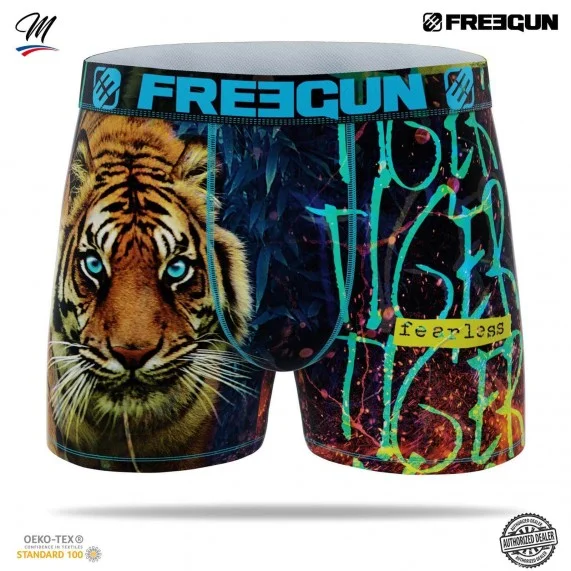 Boxer Animal in microfibra da uomo (Boxer) Freegun chez FrenchMarket