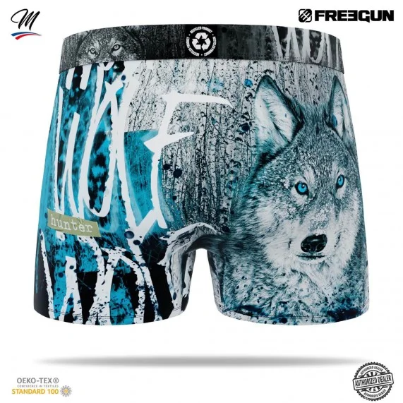 Boxer Animal in microfibra da uomo (Boxer) Freegun chez FrenchMarket