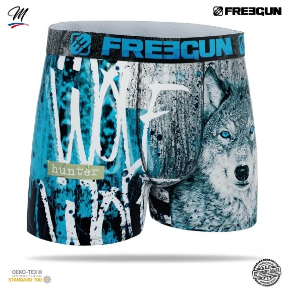 Boxer Animal in microfibra da uomo (Boxer) Freegun chez FrenchMarket