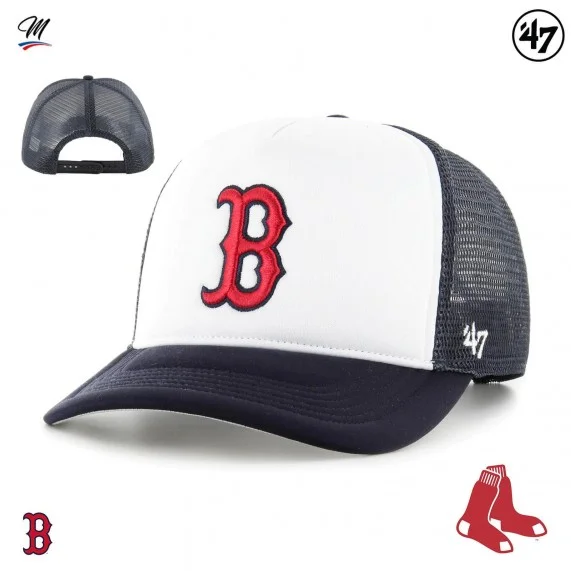 Cappello MLB Boston Red Sox "Tri tone Foam '47 Offside DT (Cappellino) '47 Brand chez FrenchMarket