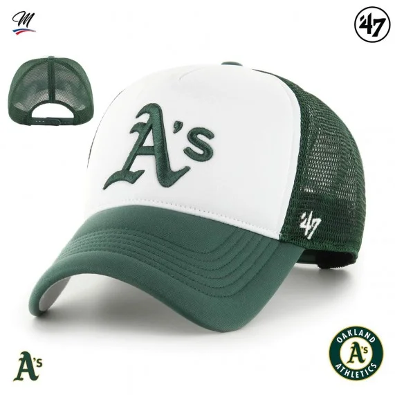 MLB Oakland Athletics "Tri tone Foam '47 Offside DT" Cap (Caps) '47 Brand chez FrenchMarket