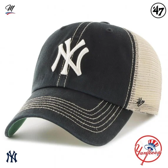 MLB New York Yankees Trawler "Clean Up Vintage" Kappe (Cap) '47 Brand auf FrenchMarket