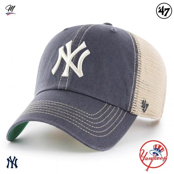 Casquette MLB New York Yankees Trawler "Clean Up Vintage" (Casquettes) '47 Brand chez FrenchMarket