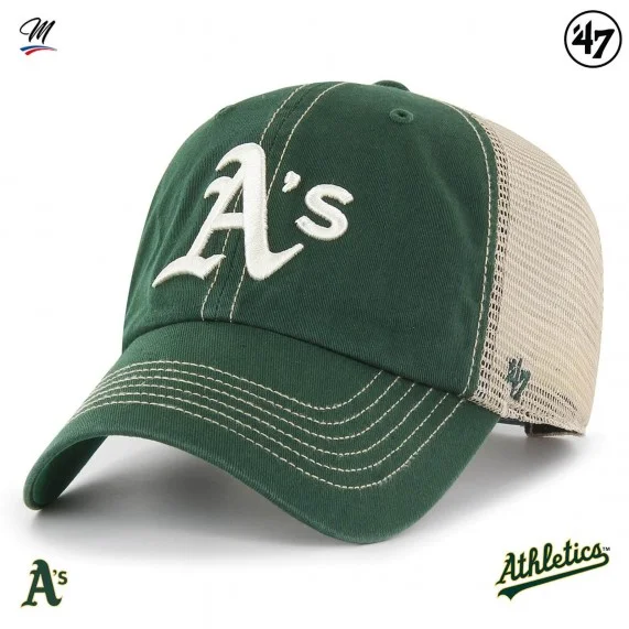 Cappello MLB Oakland Athletics Trawler "Clean Up Vintage (Cappellino) '47 Brand chez FrenchMarket