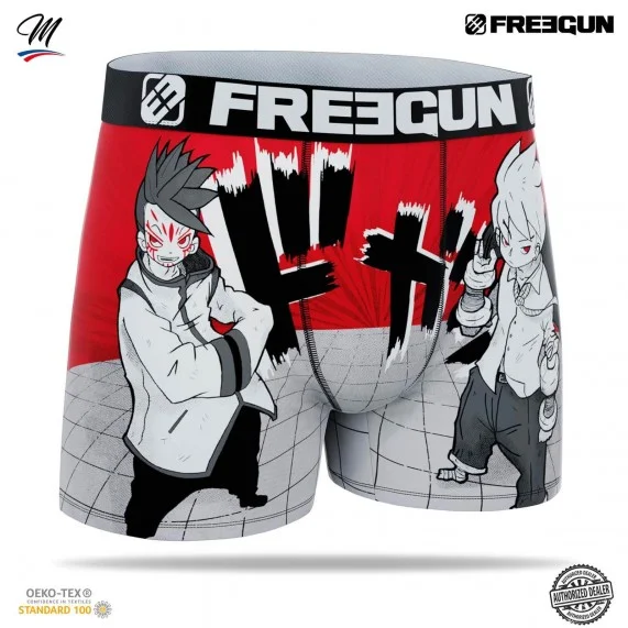 Boxer für Männer Mikrofaser Kollektion Japan (Boxershorts) Freegun auf FrenchMarket