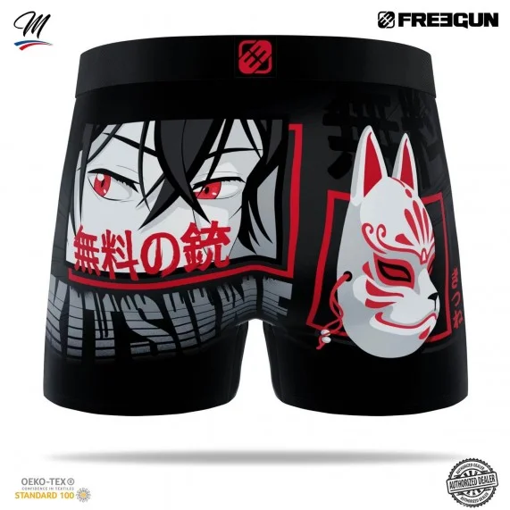 Calzoncillos bóxer para hombre Colección Japan de microfibra (Boxers) Freegun chez FrenchMarket