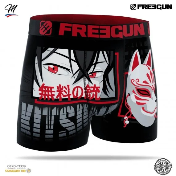 Calzoncillos bóxer para hombre Colección Japan de microfibra (Boxers) Freegun chez FrenchMarket