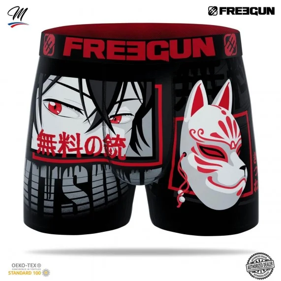 Calzoncillos bóxer para hombre Colección Japan de microfibra (Boxers) Freegun chez FrenchMarket