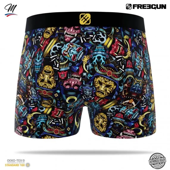 Boxer für Männer Mikrofaser Kollektion Japan (Boxershorts) Freegun auf FrenchMarket