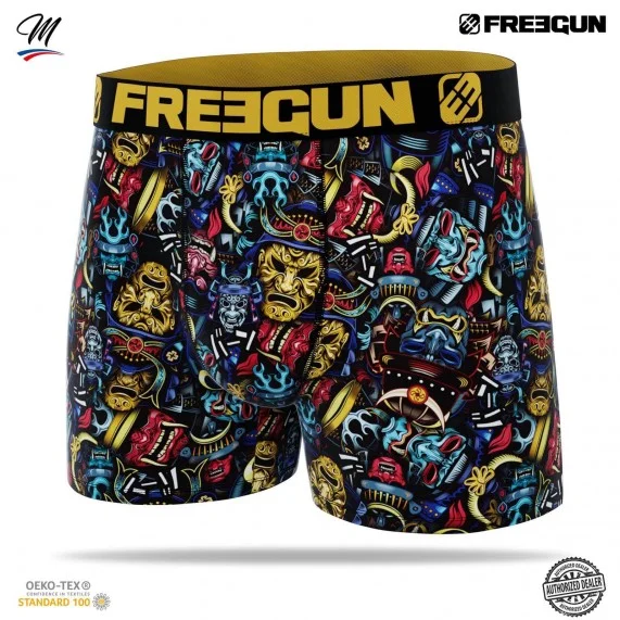 Boxer für Männer Mikrofaser Kollektion Japan (Boxershorts) Freegun auf FrenchMarket