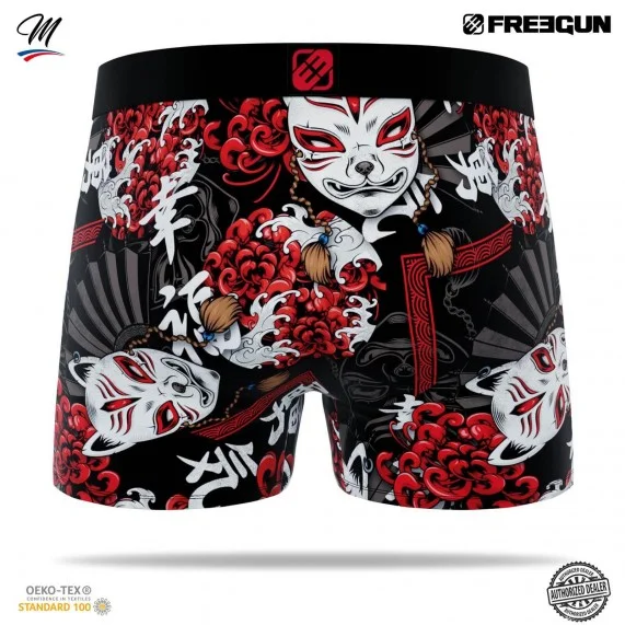 Calzoncillos bóxer para hombre Colección Japan de microfibra (Boxers) Freegun chez FrenchMarket