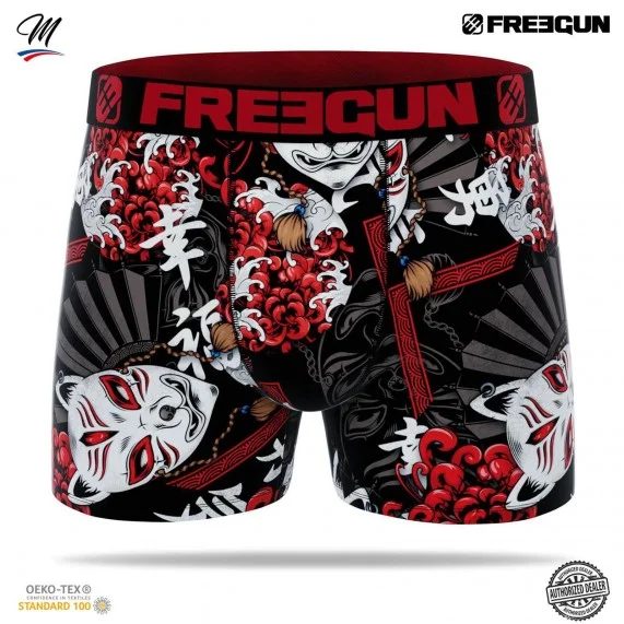 Boxer für Männer Mikrofaser Kollektion Japan (Boxershorts) Freegun auf FrenchMarket