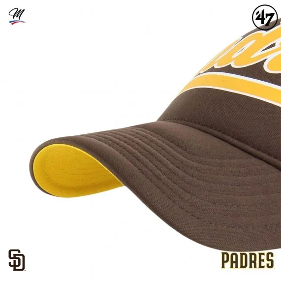 MLB San Diego Padres Foam Cap "Foam Script '47 Offside DT" (Caps) '47 Brand on FrenchMarket