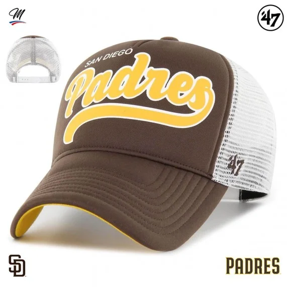 Gorra MLB San Diego Padres Foam Script '47 Offside DT Cap (Gorras) '47 Brand chez FrenchMarket