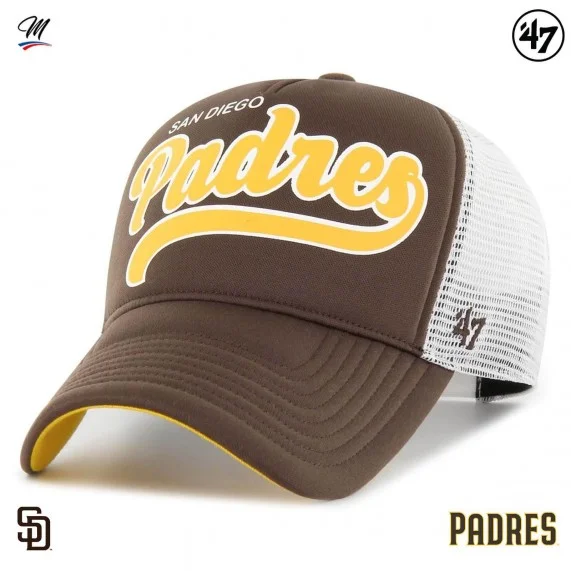 Cappello MLB San Diego Padres Foam Script '47 Offside DT (Cappellino) '47 Brand chez FrenchMarket