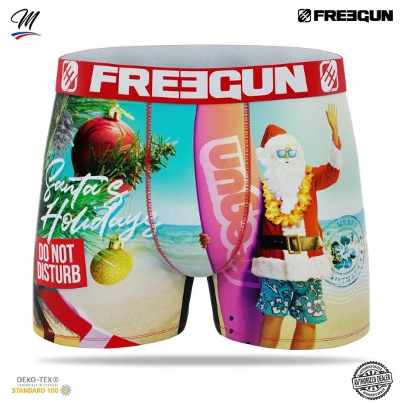 Collezione natalizia di boxer premium da uomo (Boxer) Freegun chez FrenchMarket