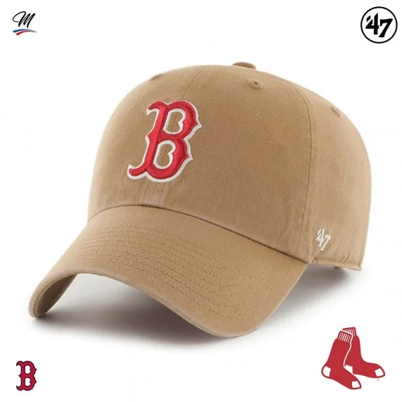 Casquette MLB Boston Red Sox "Clean Up" (Casquettes) '47 Brand chez FrenchMarket