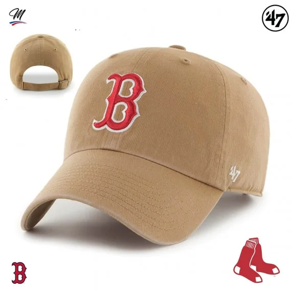 Casquette MLB Boston Red Sox "Clean Up" (Casquettes) '47 Brand chez FrenchMarket