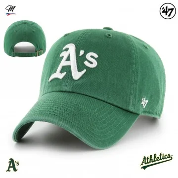 Cappellino MLB Oakland Athletics "Clean Up (Cappellino) '47 Brand chez FrenchMarket