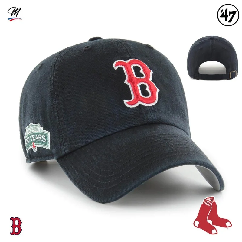 MLB Boston Red Sox Cooperstown Double Under Clean Up Cap