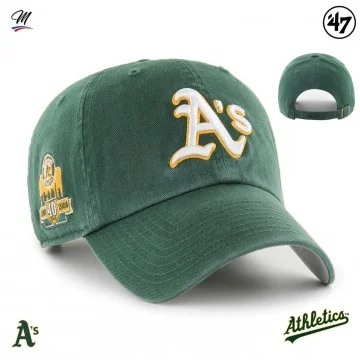 Cappello MLB Oakland Athletics Cooperstown con doppia scritta "Clean Up (Cappellino) '47 Brand chez FrenchMarket