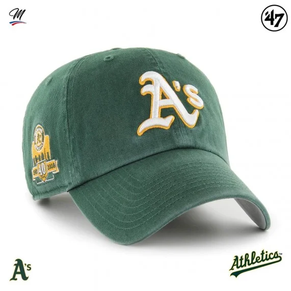 MLB Oakland Athletics Cooperstown Double Under "Clean Up" Kappe (Cap) '47 Brand auf FrenchMarket