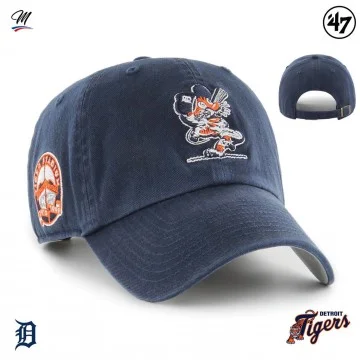 Cappello MLB Detroit Tigers Cooperstown con doppia scritta "Clean Up (Cappellino) '47 Brand chez FrenchMarket