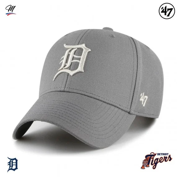 Casquette MLB Detroit Tigers MVP Snapback Gris (Casquettes) '47 Brand chez FrenchMarket